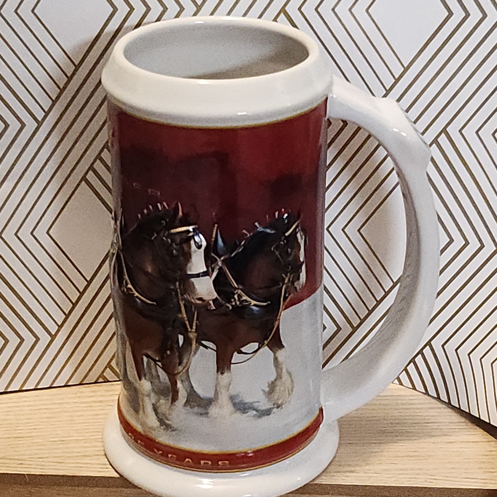 Budweiser Beer Stein with Horse 2004